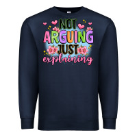 Navy not arguing just explaining Premium Sweatshirt - JahusDesignShop