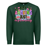 Sports Green not arguing just explaining Premium Sweatshirt - JahusDesignShop