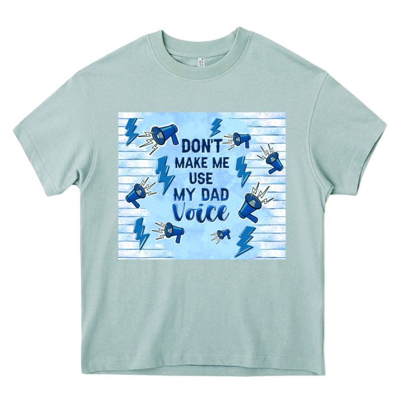 Don't Make Me Use My Dad Voice Heavy Core Tee by TumblerDesignByShophia | Teevron