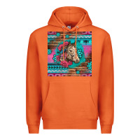 Carrot floral horse Premium Hoodie - LillyAllenDesigns