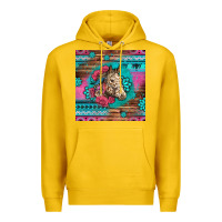 Lemon floral horse Premium Hoodie - LillyAllenDesigns