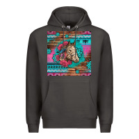 Smoke floral horse Premium Hoodie - LillyAllenDesigns