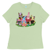 Matcha Easter gnomies truck  Easter Day Ladies Tee - CowGirlArtShop