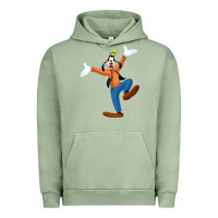 Pigment Oil Green goofy Urban Hoodie - baoMotion