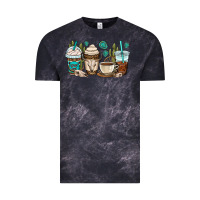 Cloud Black bull skull coffee cups Vintage Tee - OliviaCreatesArt
