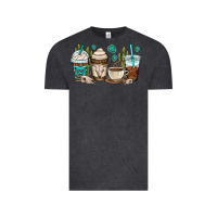Vintage Black bull skull coffee cups Vintage Tee - OliviaCreatesArt