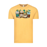 Vintage Mustard bull skull coffee cups Vintage Tee - OliviaCreatesArt