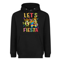 Black let's fiesta Heavyweight Hoodie - JahusDesignShop