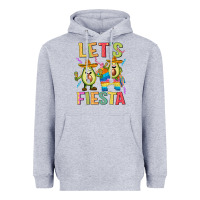 Heather Grey let's fiesta Heavyweight Hoodie - JahusDesignShop