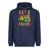 Navy let's fiesta Heavyweight Hoodie - JahusDesignShop