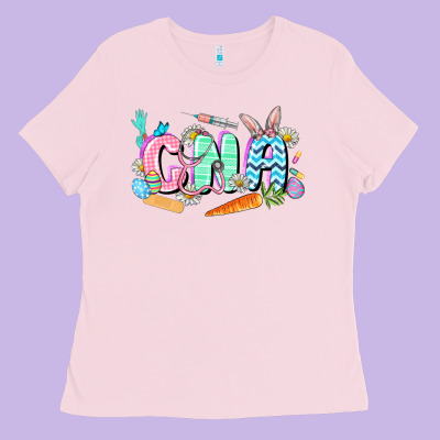 Easter Cna  Easter Day Ladies Tee Designed By Cowgirlartshop