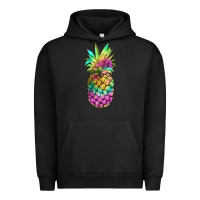 Pigment Black tie dye pineapple Urban Hoodie - JahusDesignShop