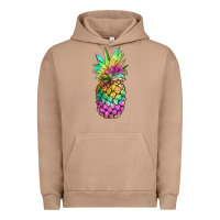 Pigment Burro tie dye pineapple Urban Hoodie - JahusDesignShop