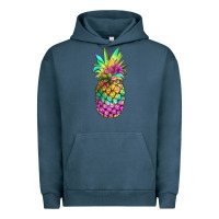 Pigment Midnight Navy tie dye pineapple Urban Hoodie - JahusDesignShop