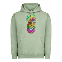 Pigment Oil Green tie dye pineapple Urban Hoodie - JahusDesignShop