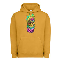 Pigment Peanut Butter tie dye pineapple Urban Hoodie - JahusDesignShop