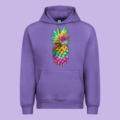 Tie Dye Pineapple Urban Hoodie Designed By Jahusdesignshop