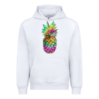 White tie dye pineapple Urban Hoodie - JahusDesignShop