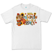 White little pumpkin with a lot of spice Premium Tee - CowGirlArtShop