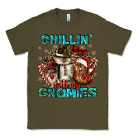 Army Green chillin with my gnomies Classic Tee - CowGirlArtShop