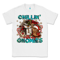White chillin with my gnomies Classic Tee - CowGirlArtShop