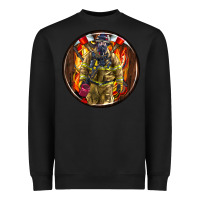 Black firefighter coasters Heavyweight Sweatshirt - AdoDesignShop