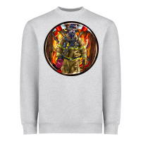 Heather Grey firefighter coasters Heavyweight Sweatshirt - AdoDesignShop