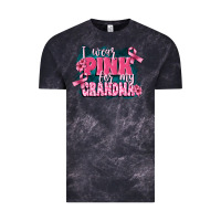 Cloud Black i wear pink for my grandma Vintage Tee - FaDigitalArtStudio