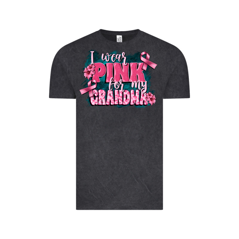 I Wear Pink For My Grandma Vintage Tee by FaDigitalArtStudio | Teevron