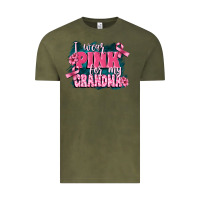Vintage Olive i wear pink for my grandma Vintage Tee - FaDigitalArtStudio