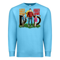 Ocean Blue a sons first hero a daughters first love Premium Sweatshirt - JahusDesignShop