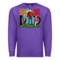 Purple a sons first hero a daughters first love Premium Sweatshirt - JahusDesignShop
