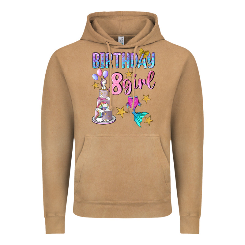 Birthday Girl 8 Vintage Hoodie by BundleAndBundleShop | Teevron