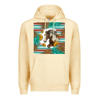 Pina Colada western mustang horse Premium Hoodie - LillyAllenDesigns