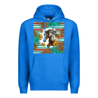 True Royal western mustang horse Premium Hoodie - LillyAllenDesigns