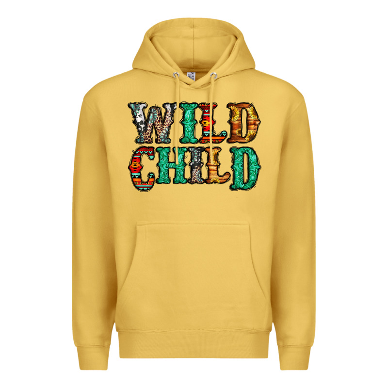 Western Wild Child Premium Hoodie by Jasminsmagicworld | Teevron