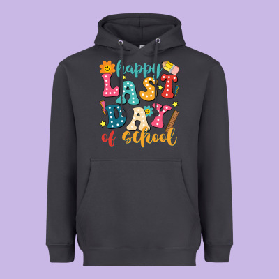 Happy Last Day Of School Heavyweight Hoodie Designed By Jahusdesignshop