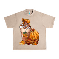French Oak Pumpkin Spice Coffee Urban Heavy Tee - FaDigitalArtStudio
