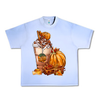 Grape Ice Pumpkin Spice Coffee Urban Heavy Tee - FaDigitalArtStudio