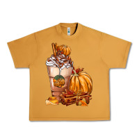 Peanut Butter Pumpkin Spice Coffee Urban Heavy Tee - FaDigitalArtStudio