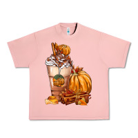 Salmon Pumpkin Spice Coffee Urban Heavy Tee - FaDigitalArtStudio