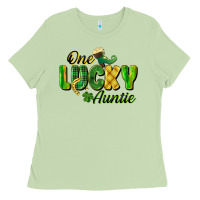 Matcha One Lucky Auntie St. Patrick's Day Ladies Tee - CowGirlArtShop