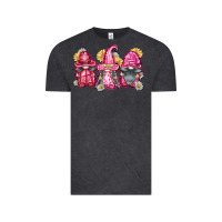 Vintage Black breast cancer gnomes Vintage Tee - FaDigitalArtStudio
