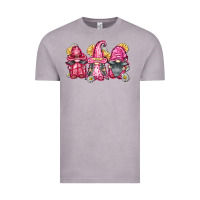 Vintage Zinc breast cancer gnomes Vintage Tee - FaDigitalArtStudio
