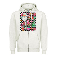 Oatmeal Heather pink christmas elementary Zipper Hoodie - AdoDesignShop