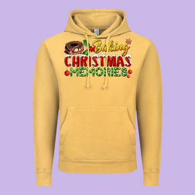 Baking Christmas Memories Vintage Hoodie Designed By Fadigitalartstudio