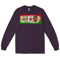 Plum flannels lattes leggings Long Sleeve Tee - BundleAndBundleShop
