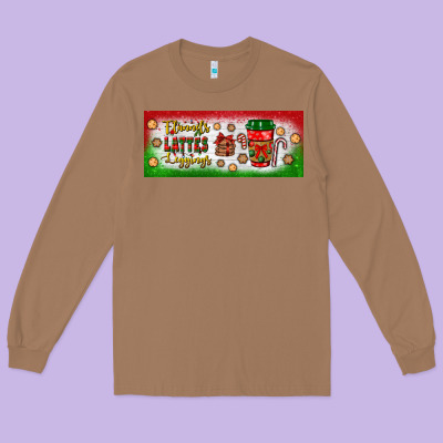 Flannels Lattes Leggings Long Sleeve Tee Designed By Bundleandbundleshop