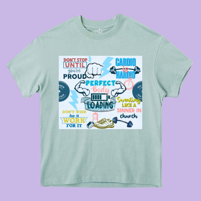 Perfect Body Loading Heavy Core Tee Designed By Tumblerdesignbyshophia