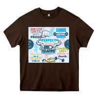 Chocolate Brown perfect body loading Heavy Core Tee - TumblerDesignByShophia